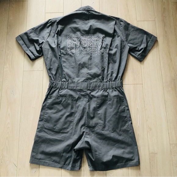 Dickies Pants - Dickies Iconic Pit Crew Boiler Suit in Grey